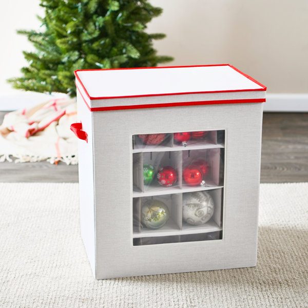 The Holiday Aisle® Holiday Storage Box Ornament Storage Wayfair